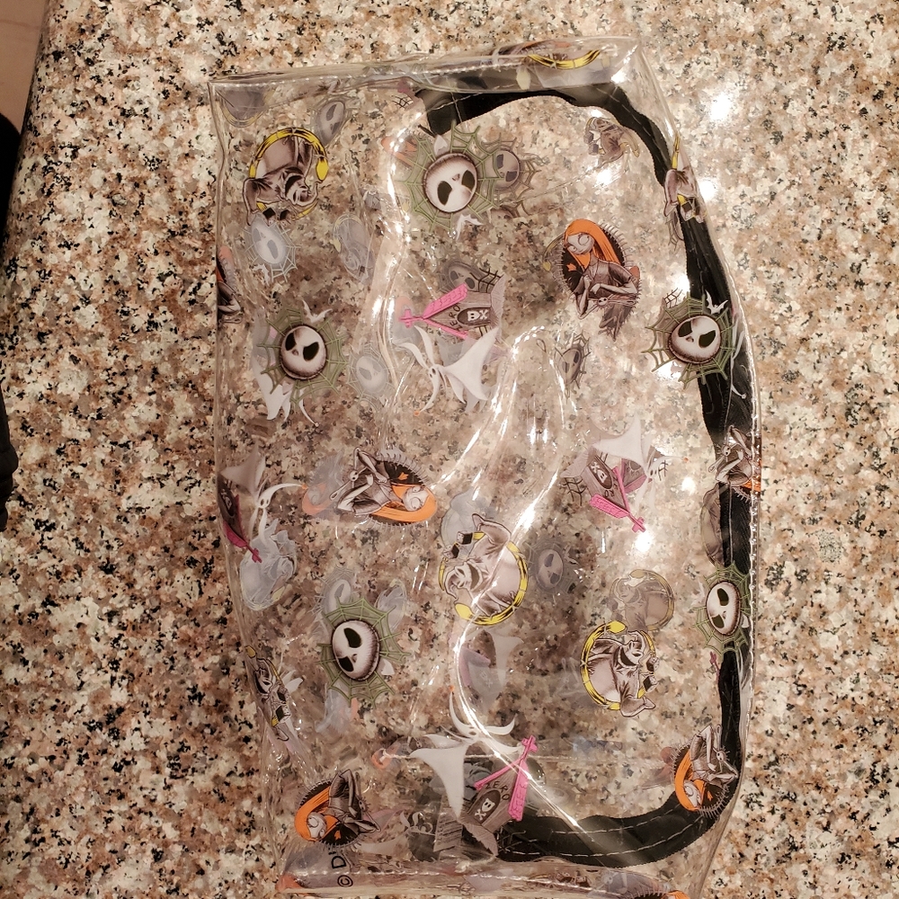 Nightmare Before Christmas Clear Cosmetic Bag